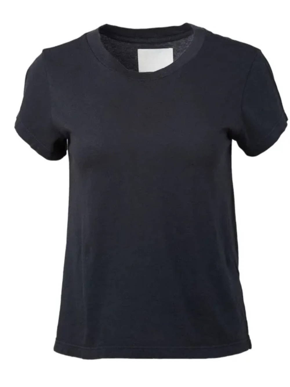 Citizens of Humanity Juliette Round-Neck Short Sleeve Tee in Black Sz M